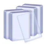 Hard Plastic Card Sleeves 25pcs set of clear rigid toploaders