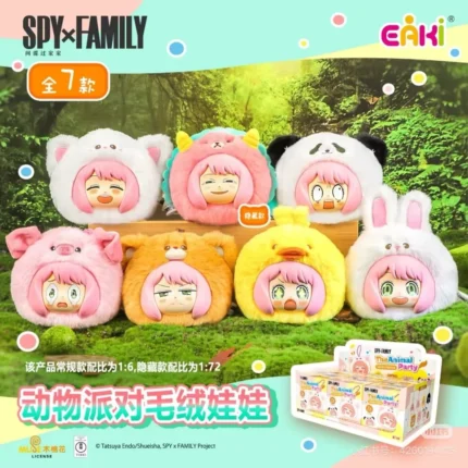 （411）2025 Spy X Family Anya Forger Vinyl Figure Doll Blind Box Anya Hug Pillow Anime Peripheral Cute Collection Figurine Gift