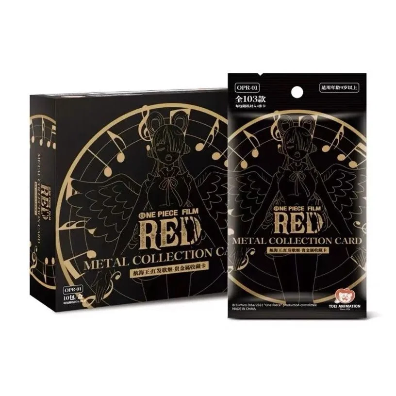 One-Piece-Film-Red-Metal-Cards