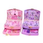 My Little Pony exquisite double-layer jewelry box with pink pony illustrations