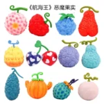 One Piece Devil Fruit figures 12-piece set including Gomu Gomu no Mi