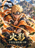 Naruto Hand Drawn Reproduction Collectible Card Booster Box Display
