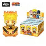 Naruto Shippuden blind box featuring detailed anime characters and beast companions in vibrant colors